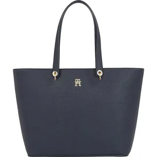 Tommy Hilfiger TH Emblem Tote Shopper Polyurethan Space Blue