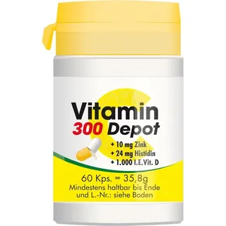 PHARMA PETER Vitamin C 300 Depot + Zink + Histidin + D