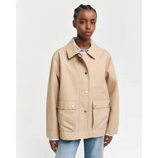 Gant für Damen. 4700356 Twilljacke beige (S), Lässig, Baumwolle