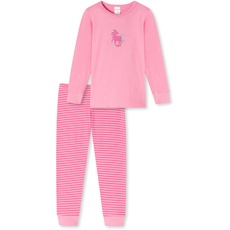 Schiesser Mädchen Schlafanzug Set Pyjama Lang - 100% Organic Bio Baumwolle - Größe 92 Bis 140 Pyjamaset, Türkis_173858, 104