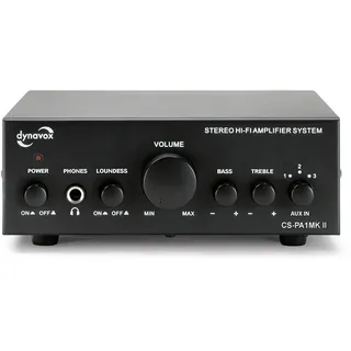 Dynavox CS-PA1 MK II (Verstärker), Stereo-Verstärker, schwarz