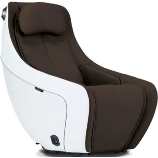 Massagesessel SYNCA, braun (espresso), Sessel, Kunstleder, LED-Beleuchtung,Lederoptik,mit Kissen,mit Massagefunktion, Massagefunktion, B/H/T: 56cm x 94cm x 117cm, Massagesessel, B:56cm H:94cm T:117cm