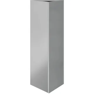 vidaXL Pflanzkübel Dreieckig 30x26x75 cm Verzinkter Stahl - Silber