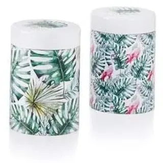 Contenitore fantasia tropicale assortito 125g