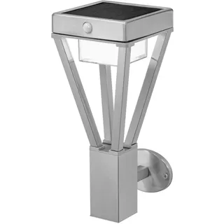 LEDVANCE Außenleuchte Aluminium 36,5 cm inkl. Bewegungsmelder grau