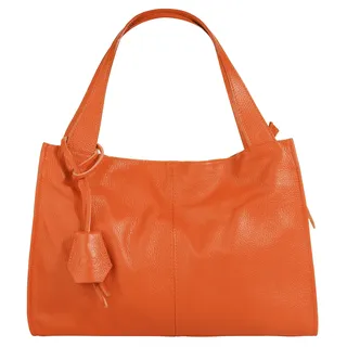 Cluty Shopper Leder Orange