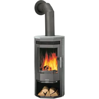 Justus Usedom 5 Stahl Gussgrau/Abdeckplatte Speckstein