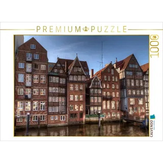 CALVENDO Puzzle Hamburg - Deutschland 1000 Teile Puzzle quer | Lege-Größe cm Foto-Puzzle für glückliche Stunden
