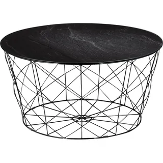 SalesFever Caorle Schwarz Metall 80 x 45 cm