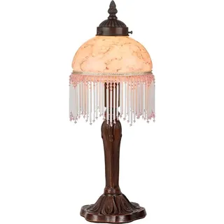 Casa Padrino Barock Tischleuchte / Tischlampe Mehrfarbig Ø 15 x H. 40 cm - Barockstil Möbel