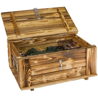 Kistenkolli Altes Land Aufbewahrungskiste Hugo 50 x 36 x 26 cm 26-tlg. braun