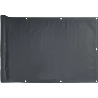 vidaXL Balkon-Sichtschutz Anthrazit 600x120 cm PVC - Grau
