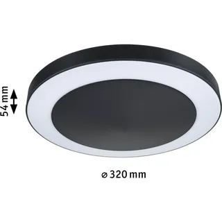 Paulmann Circula 94526 LED-Außenwandleuchte mit Bewegungsmelder 14W Anthrazit