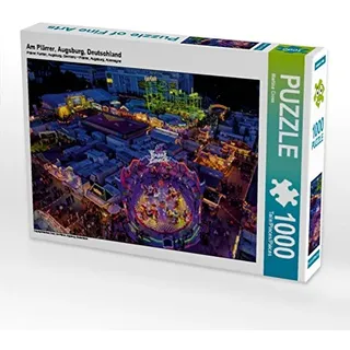 CALVENDO Puzzle Am Plärrer, Augsburg, Deutschland 1000 Teile Puzzle quer | 1000 Teile Lege-Größe 64 x 48 cm Foto-Puzzle für glückliche Stunden