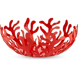 Alessi ESI01/29 R Mediterraneo Obstschale rot, Ø 29 cm