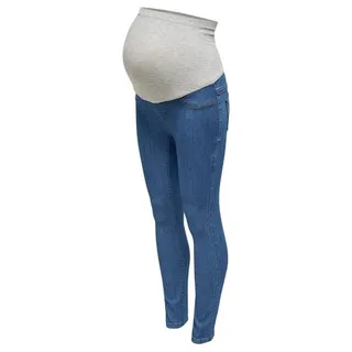 ONLY MATERNITY Umstandsjeans »OLMRAIN LIFE REG SK JEGGING MBD DNM NOOS«, blau