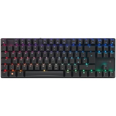 CHERRY MX 8.2 TKL Wireless, kabellose mechanische Gaming-Tastatur ohne Nummernblock, UK-Layout (QWERTY), RGB-Beleuchtung, inkl. Metallkoffer für Transport, MX RED Switches, Schwarz