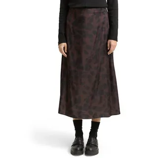 Tom Tailor Bleistiftrock Damen Animalprint Braun 38