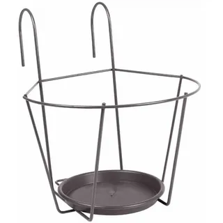 Pflanzen Kölle Haken-Blumentopfhalter 25 cm grau