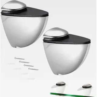 2 Stück Glasregal Halterung Perfekt Geeignet als Duschregal Badablage für Bad,Küchen,glasregal Badezimmer,wandregal Glas,wandregal Glas,glasregal Halterung