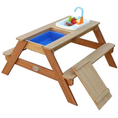 Bild Sand und Wasser-Picknicktisch Emily mit Spielküchenspüle Braun
