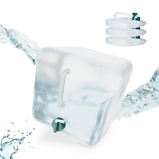 Relaxdays 4x Faltkanister Transparent