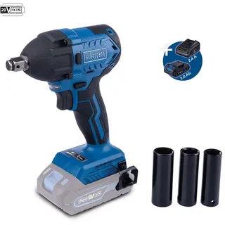 Scheppach BC-IW350-X Schlagschrauber-Set 1/2" 20V + 2Ah Akku und Ladegerät