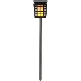 Sygonix Solarleuchte Kunststoff 63,0 cm inkl. Dämmerungssensor dunkelgrau