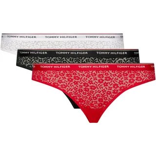 Tommy Hilfiger Underwear Bikinislip »3 PACK BIKINI LACE (EXT SIZES)«, (Packung, 3er-Pack), mit Tommy Hilfiger Logobund, bunt