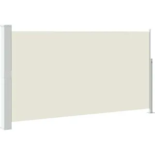 vidaXL Ausziehbare Seitenmarkise 170×300 cm Creme - Creme