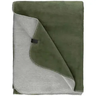Schöner Wohnen Wohndecke Favorit , Olivgrün , Textil , 150x200 cm , Heimtextilien, Bettwäsche & Leintücher, Tagesdecken