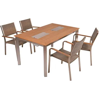 Garden Pleasure Florence Set 5-tlg. Beige