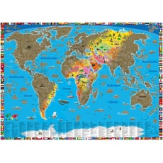 Rubbelposter Welt (100 x 70 cm)