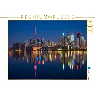 Calvendo Puzzle Skyline von Toronto 1000 Teile Lege-Größe 64x48cm Foto-Puzzle für glückliche Stunden