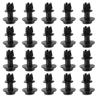 YINETTECH 20 Stück Seitenschweller-Zierleisten-Befestigungs-Clips 07147122912, kompatibel mit 1er-, 3er-, 5er-Serie, E90, E81, E82, E84/X1, X6, Karosserie-Seitenschweller, Beplankungs-Montage-Clips