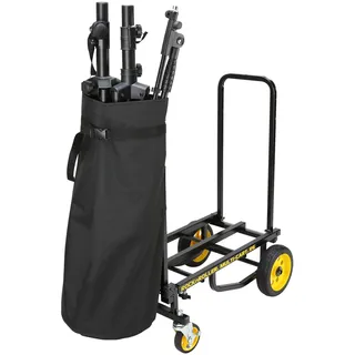 Rock N Roller Handle Bag mit festem Boden (Transporttasche für R6 Rollwagen, strapazierfähiges 600D-Polyester, abnehmbar), Schwarz