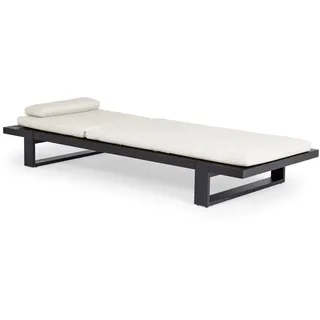 SUNS NARDO Sonnenliege Aluminium Matt black ohne Kissen