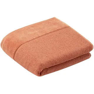 Vossen Duschtuch , Orange , Textil , Uni , 67x140 cm , Made in Austria, Oeko-Tex® Standard 100 , saugfähig, Aufhängeschlaufe, angenehm weich, hochwertige Qualität, Bordüre, schadstoffgeprüft , Heimtextilien, Badtextilien, Duschtücher