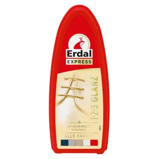 Erdal 1-2-3 Glanz Schwamm zur Schuhpolitur für Glattleder - farblos - 3er Pack (3 x 52 g)