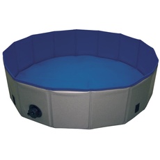 Bild Hundepool Cover grau/blau; S: Ø 80 x 20 cm