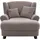 Relaxsessel Oase Mikrofaser 120 x 101 x 142 cm grau mit 2 Zierkissen