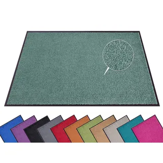 HANSE HOME Fußmatte (S-XXL) 60x90cm – 12 Farben – Fussmatte Outdoor Schmutzfangmatte Türmatte Waschbar & Wetterfest rutschfest für Eingangsbereich & Außenbereich – Olivgrün