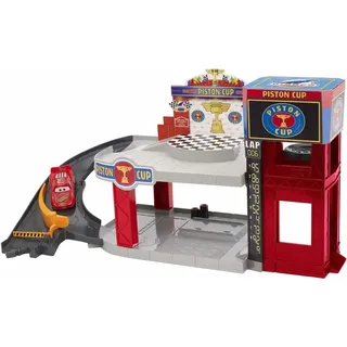 Disney Cars Piston Cup Rennbahn-Parkhaus