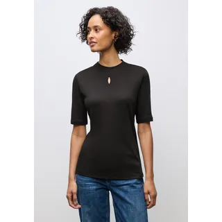 STREET ONE T-Shirt mit Turtleneck und Cut-Out
