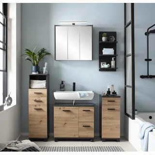 WELLTIME »Emmi, Breite 65 cm made in Germany« Siphonausschnitt, Metallbeschläge