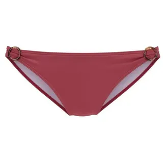 s.Oliver Bikini-Hose »Rome« mit Zierringen, rot