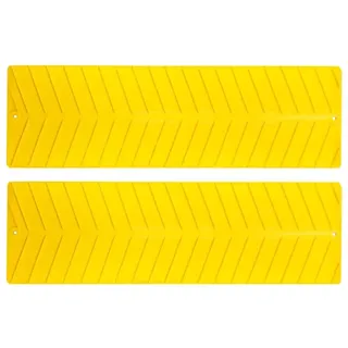 ProPlus 360833 Anti-Rutsch-Matten Anfahrhilfe Grip-System 2 Stück 740x225mm Farbe gelb