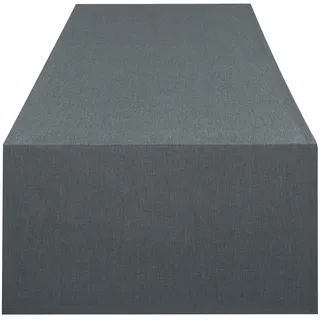 Tischläufer DELINDO LIFESTYLE "WIEN" Gr. 1, grau (anthrazit), B:140cm L:40cm, Polyester, Tischdecken, Tischläufer, Fleckabweisend, pflegeleicht, 180 g/m2