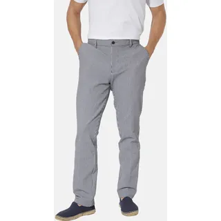 Anzughose BABISTA "Hose HERIN", Herren, Gr. 26, N-Gr, blau (dunkelblau gestreift), Obermaterial: 77% Baumwolle CO. 18% Polyamid ECONYL PA ECONYL. 5% Elasthan EL., Hosen Anzughose