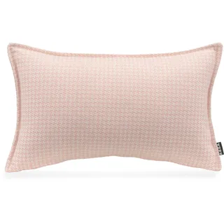 H.O.C.K. Dekokissen »Bobo« mit Jaquard-Struktur, Kissenhülle mit Füllung, 1 Stück, rosa